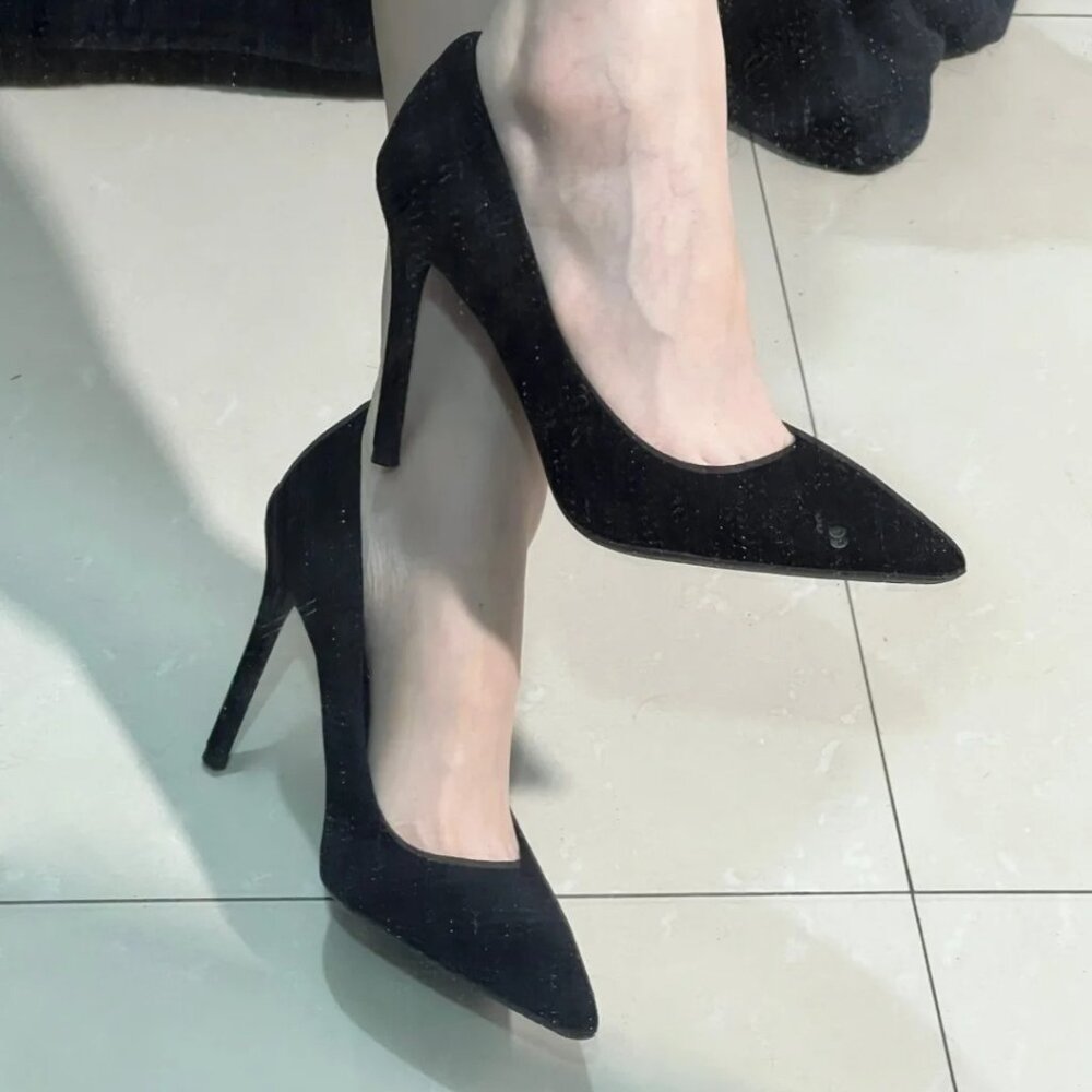 Black high heels